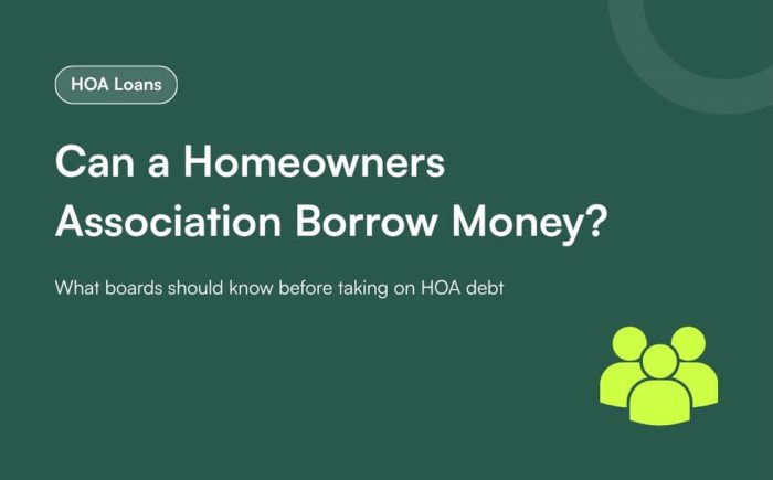 16 Can a Homeowners Association Borrow Money