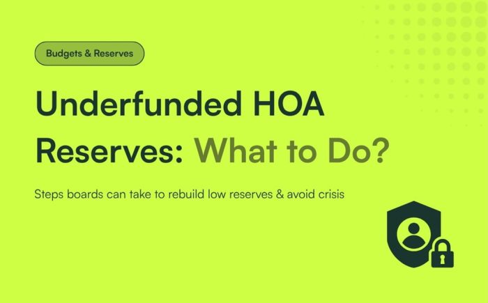 34 Underfunded HOA Reserves_ What to Do